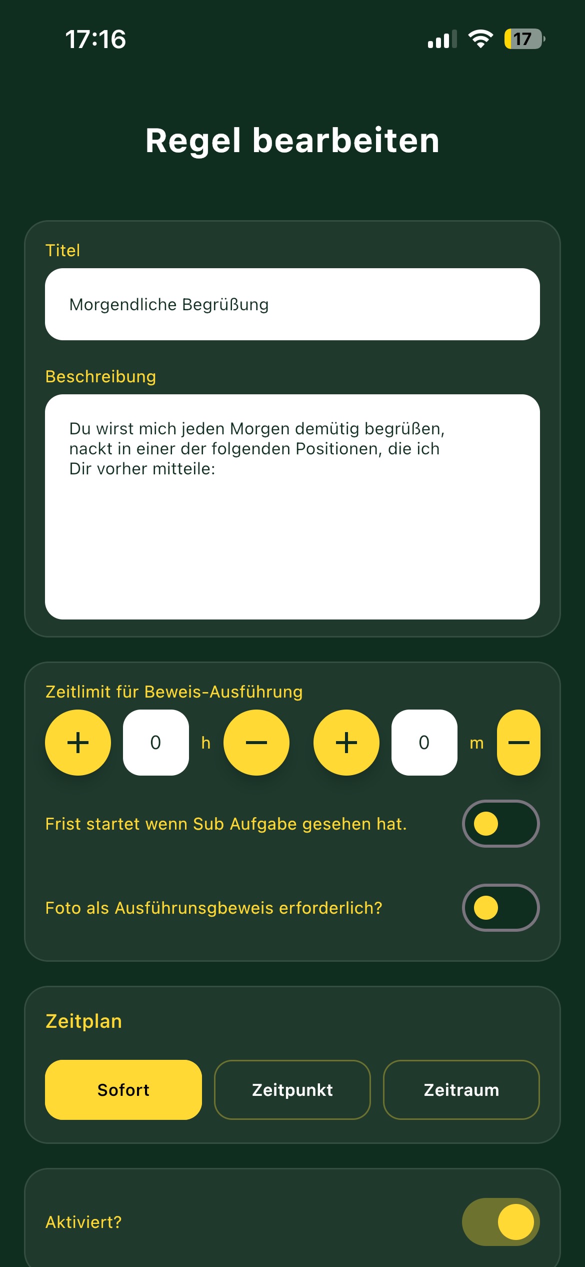 Regelkontrolle, Nachweise & Regelbrüche