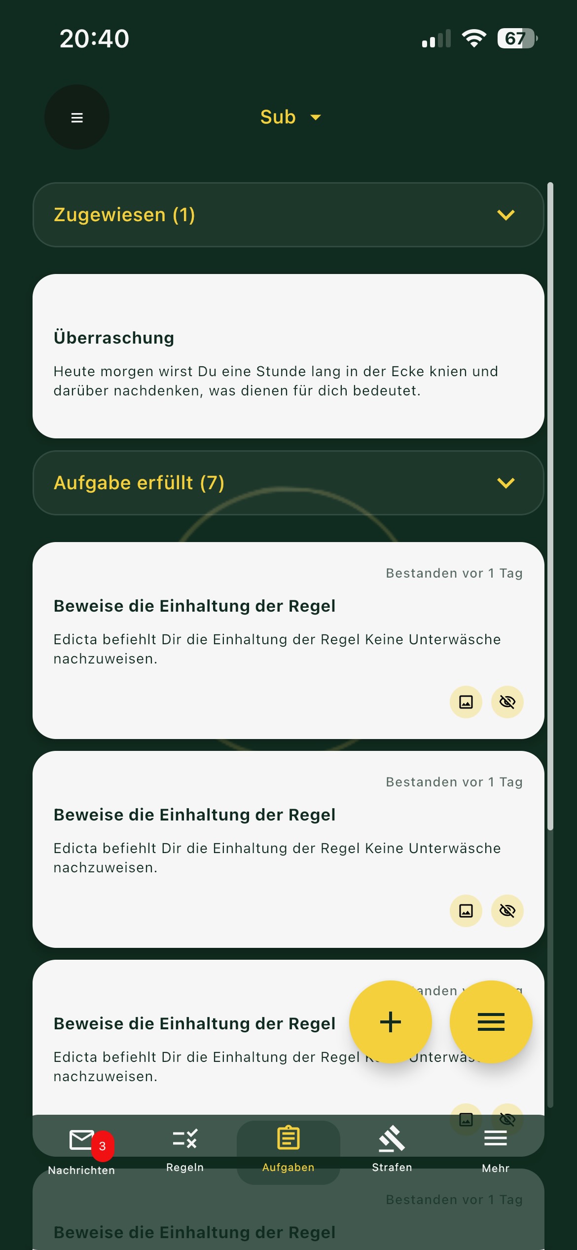 Aufgaben